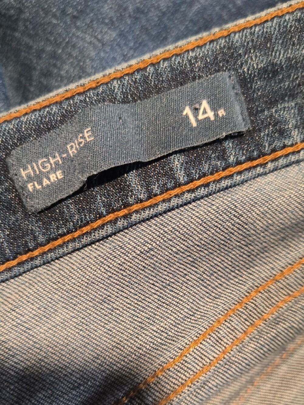High Rise Flare w/30" Inseam J Jill Women's Jeans Size 14 852 - Picture 5 of 11